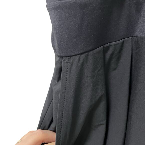 Halara Breezeful Backless Wide Leg Quick Dry Resort Slip Jumpsuit Size L Black - Picture 3 of 6